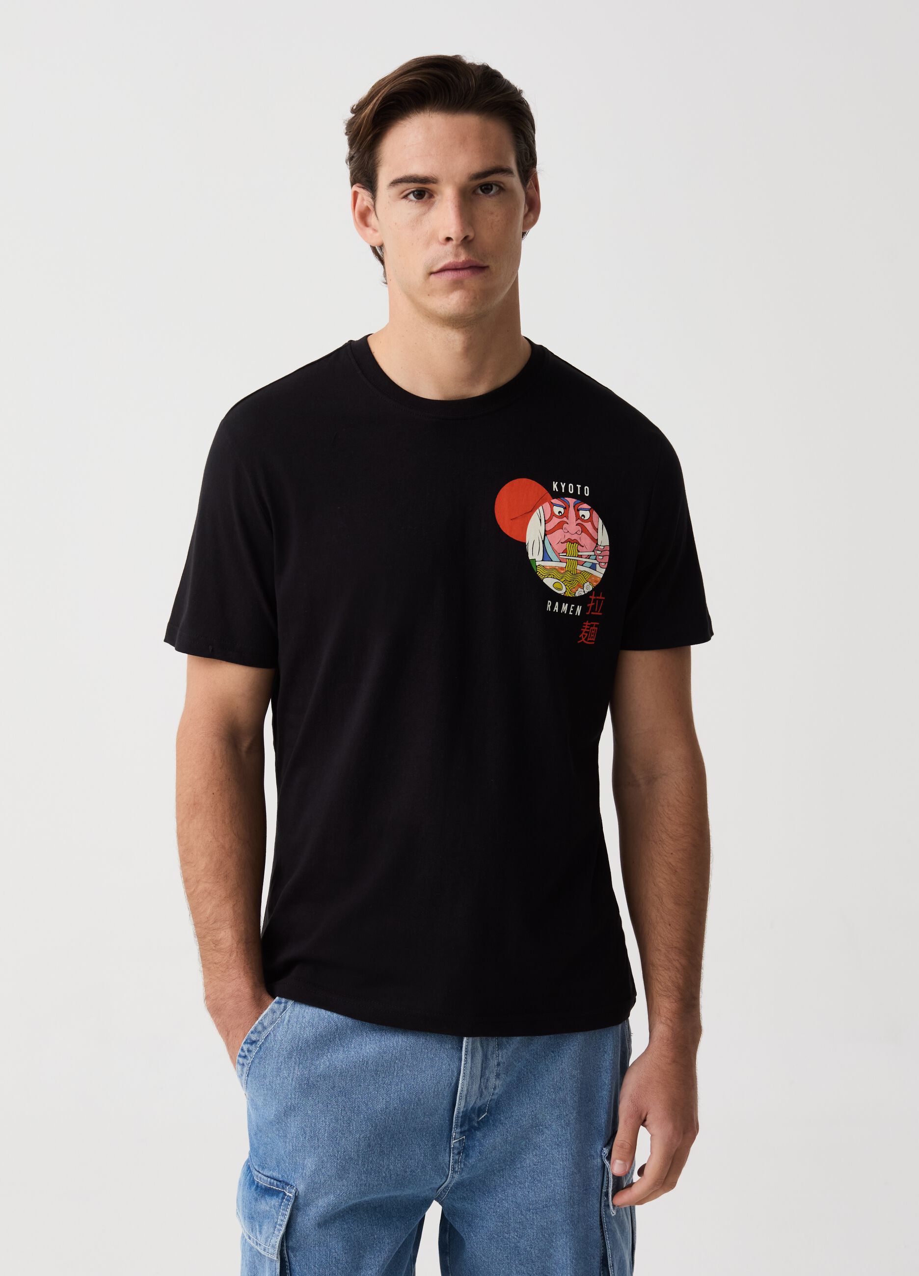Ovs T-shirt con stampa Kyoto Ramen