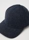 Blue Mélange Baseball Cap_1