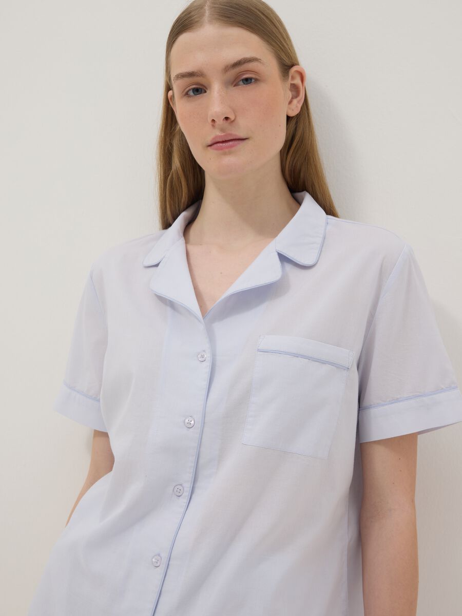 White pure cotton comfort-fit pyjamas_3