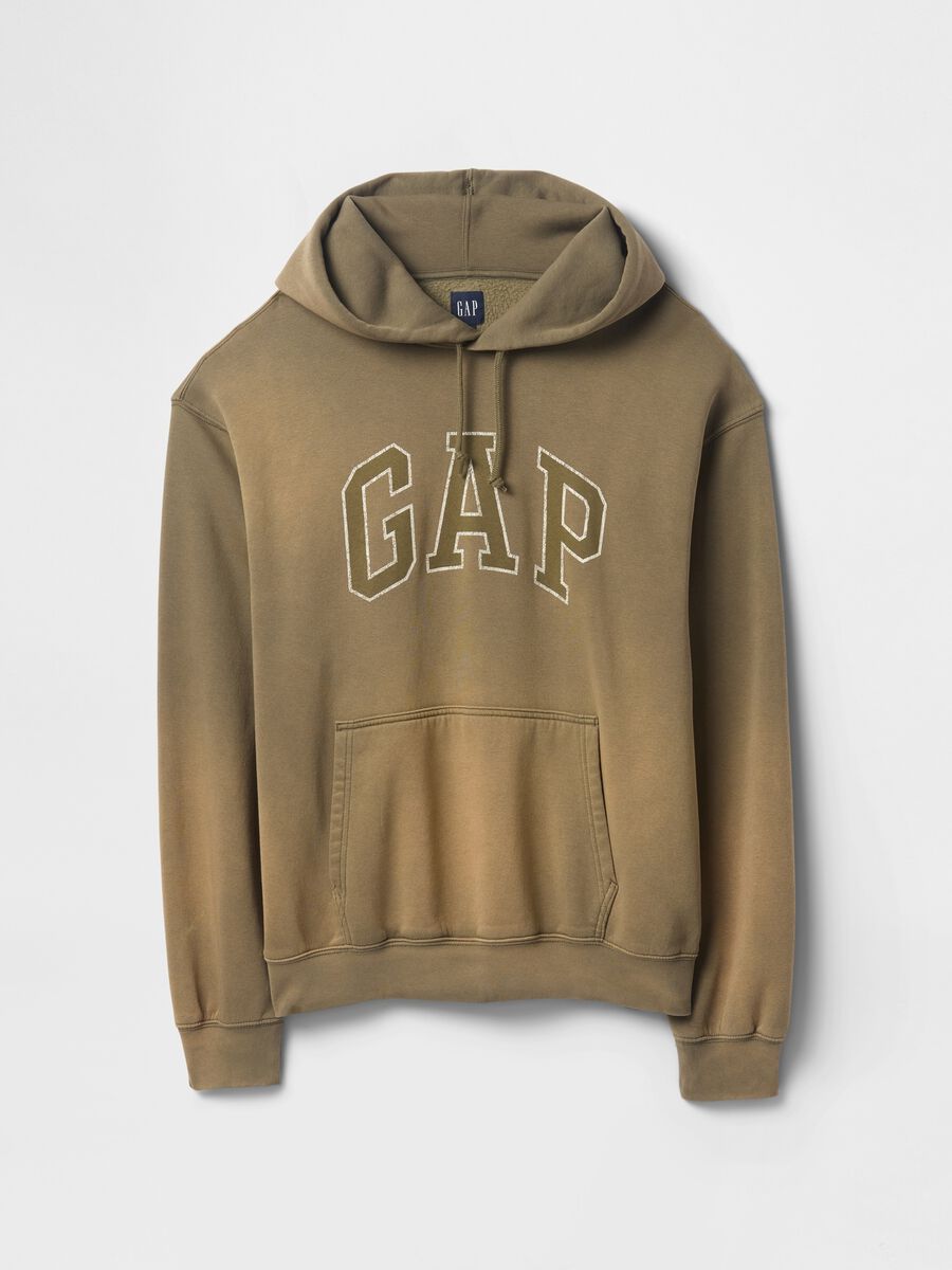 Brown Hooded Sweatshirt Gap_4