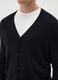 Black Viscose Blend Cardigan_3