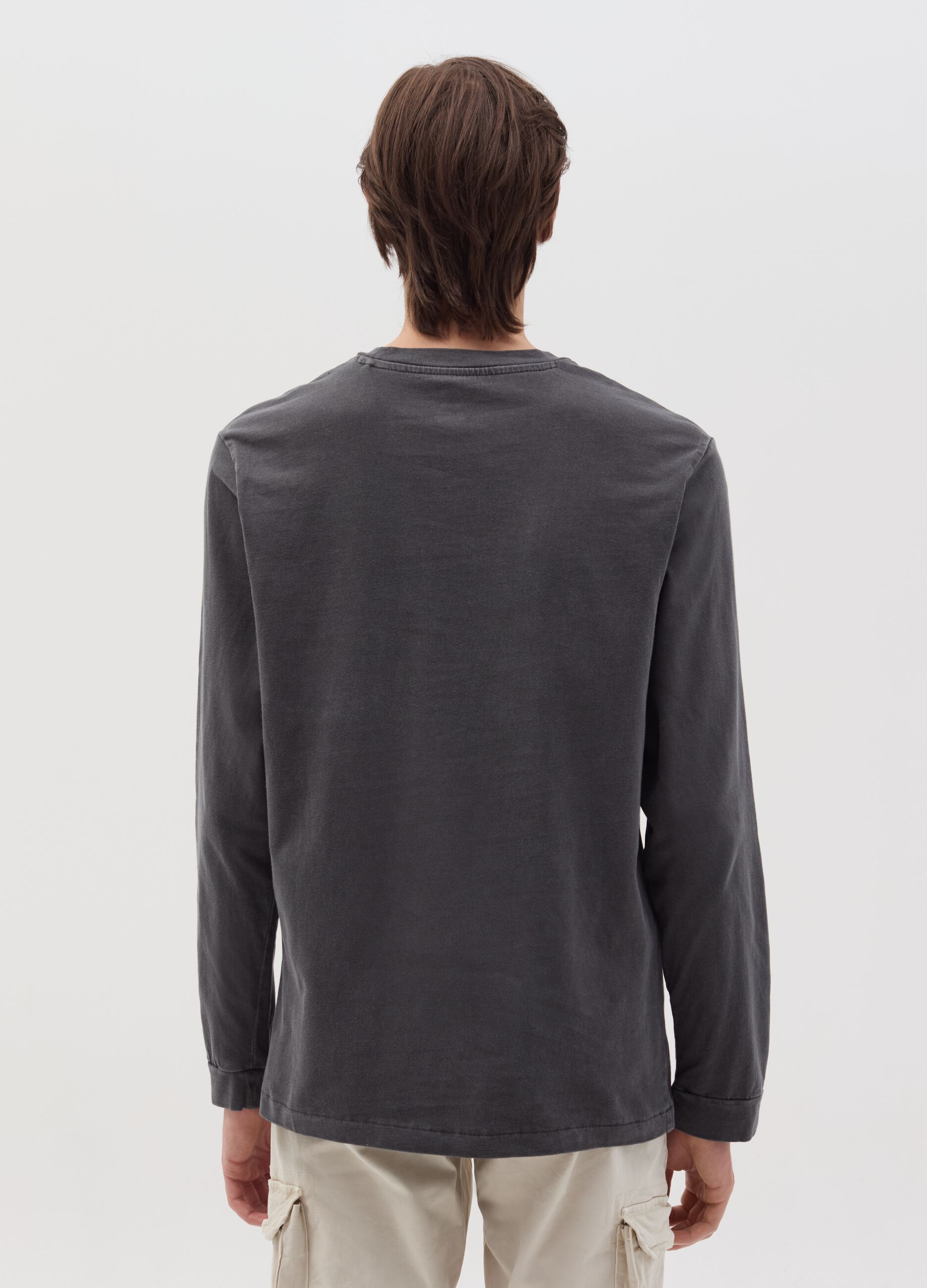 Ovs t shirt uomo manica lunga on sale