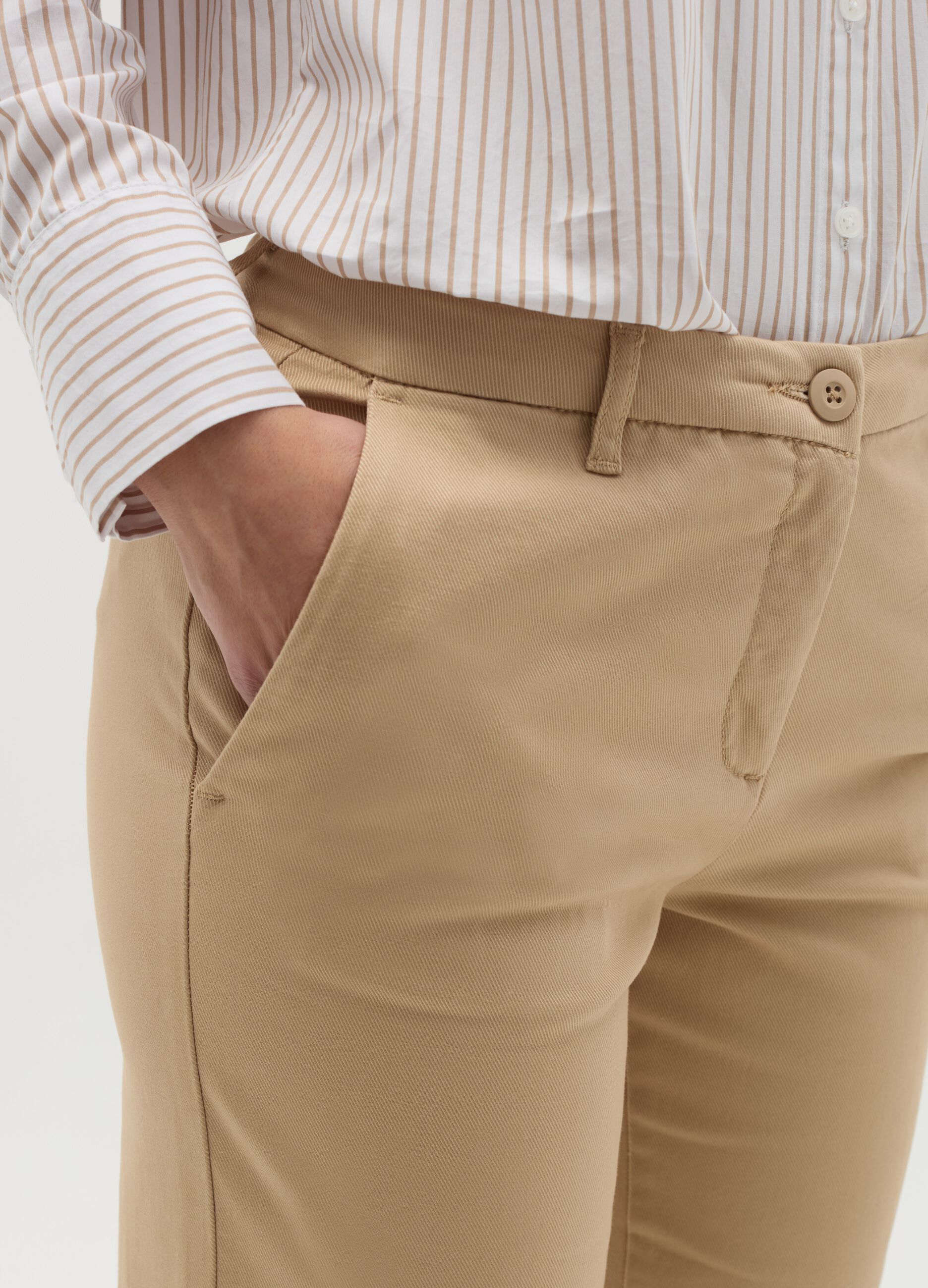 Pantalone chino in cotone stretch
