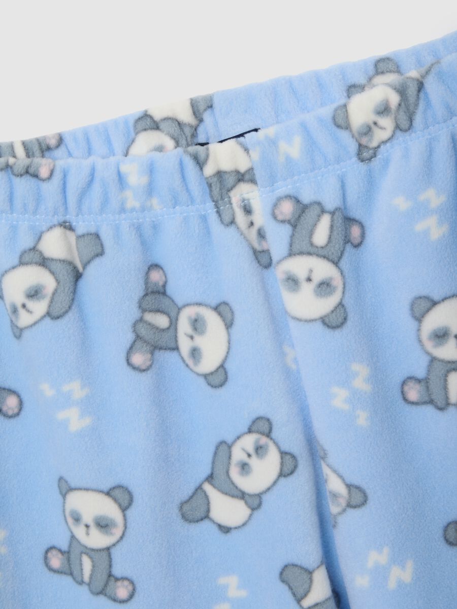 Girls' Sherpa Pyjamas in Multicolour Regular Fit with Print_3