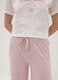 Pantaloni pigiama rosa in puro cotone organico_3