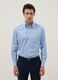 Light blue slim-fit long-sleeve button-down shirt_0