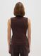 Brown regular fit tank top_2