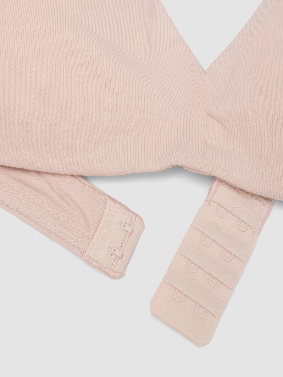 Reggiseno a triangolo rosa in cotone organico elasticizzato_5