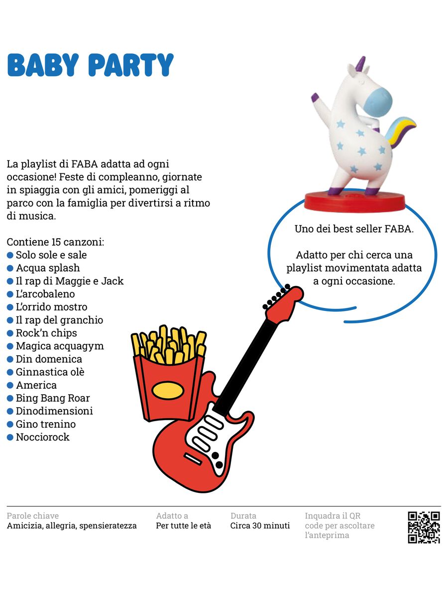 Personaggio Sonoro Baby Party FABA_1