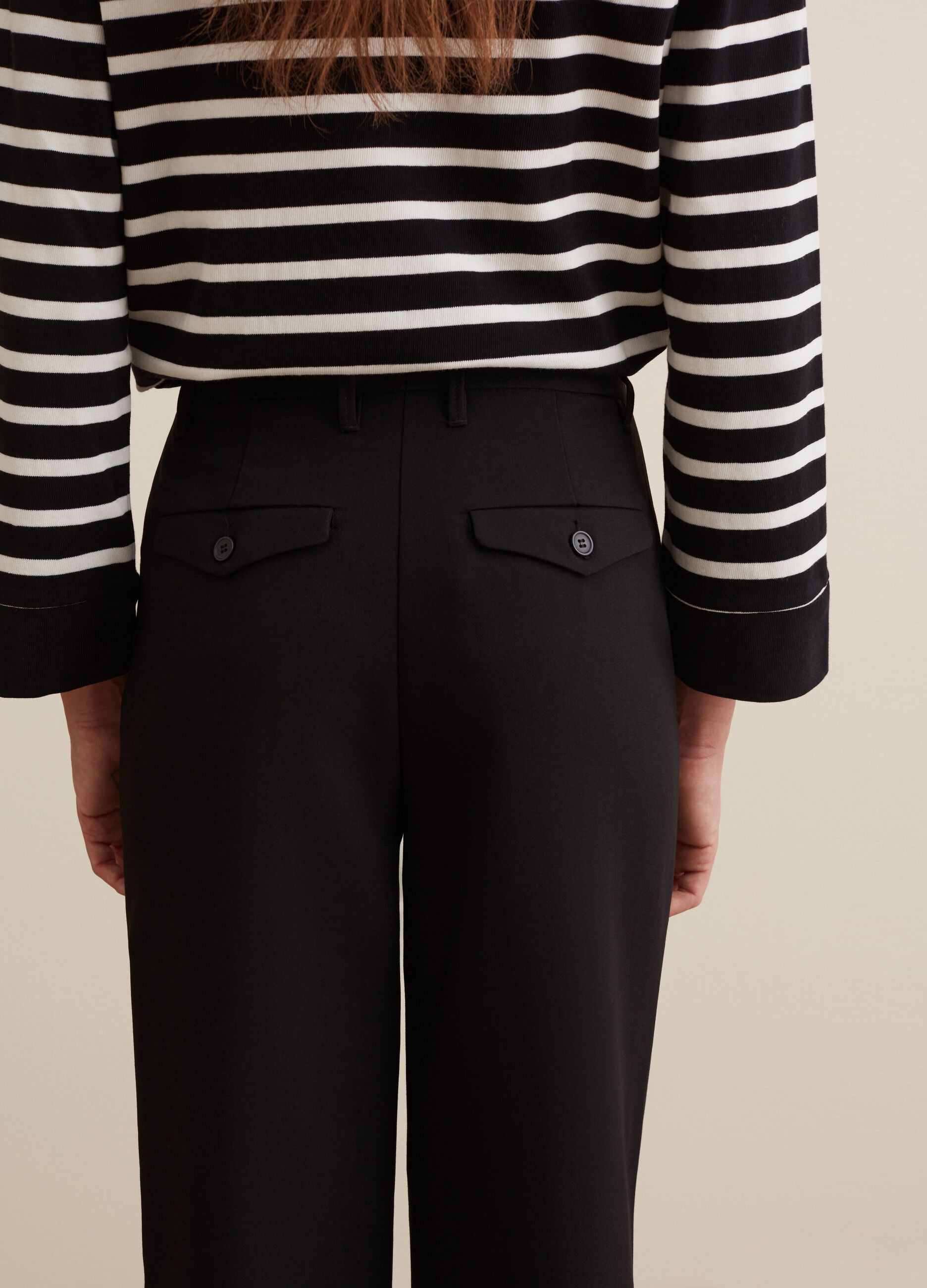 Pantalone wide leg stretch