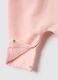 Baby girl's pink cotton sleepsuit with embroidered details_2