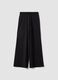 Pantaloni jogger neri baggy fit in puro cotone_6