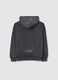 Boys' oversized grey cotton blend hoodie_1