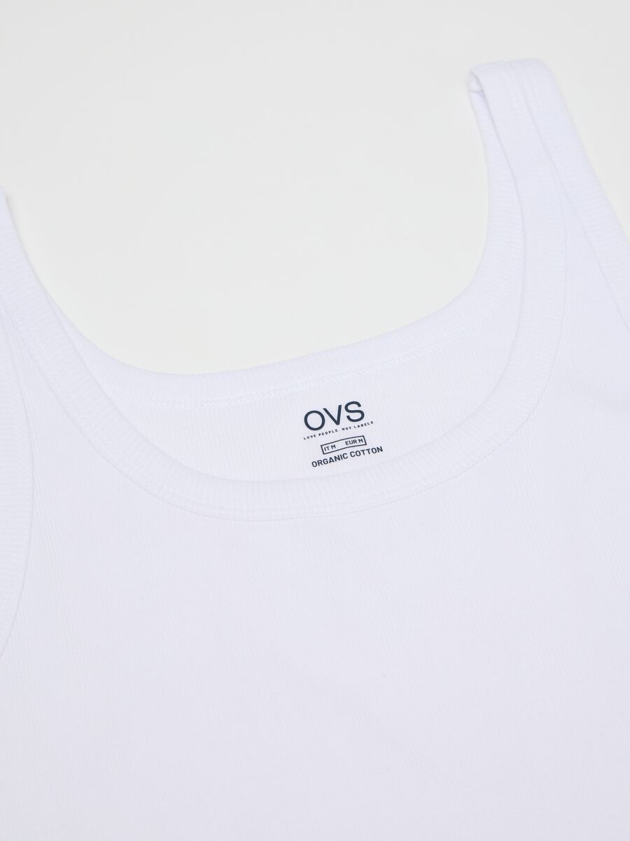 White cotton tank top_1