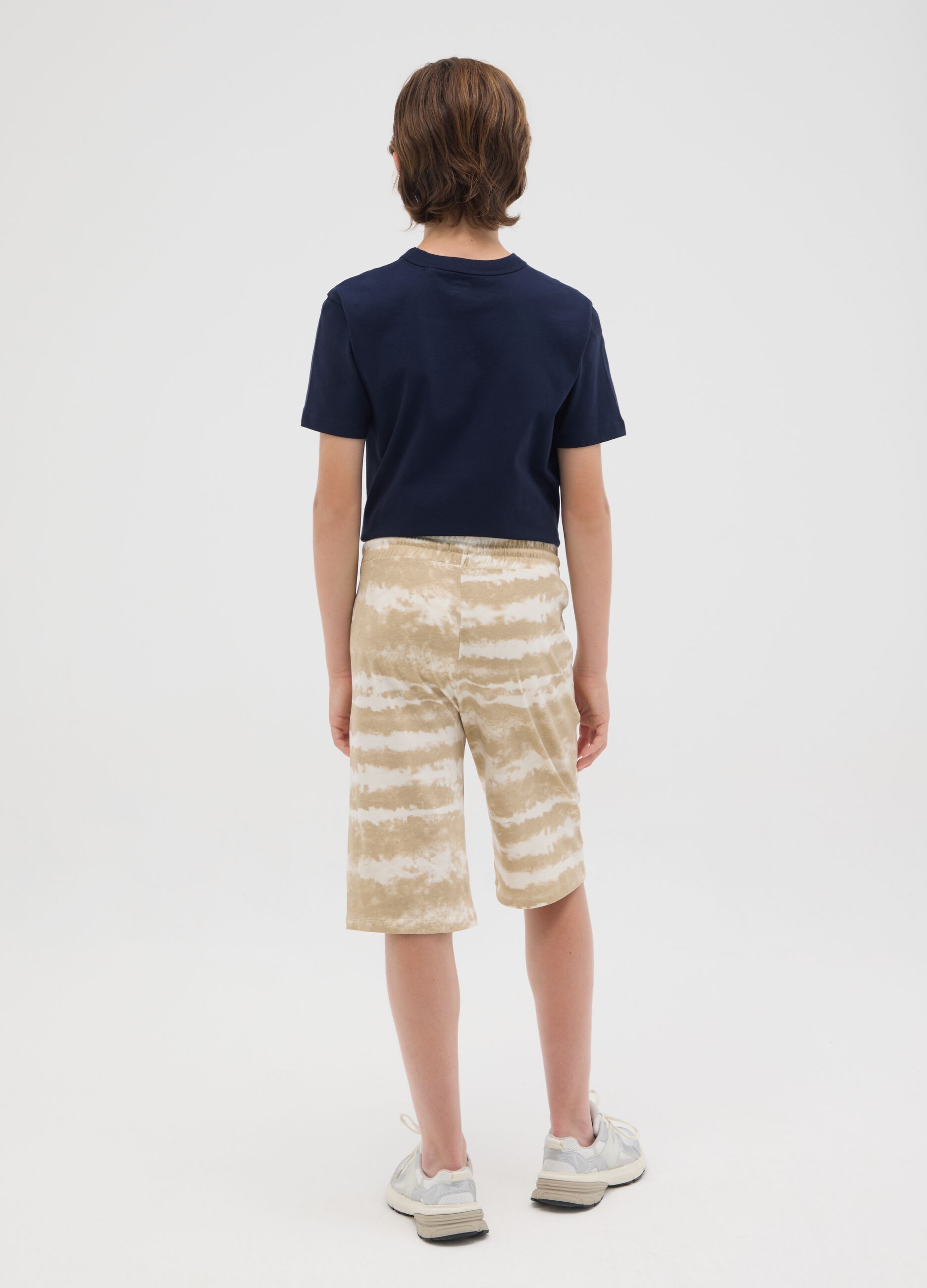 Boys' pure cotton multicolour regular fit shorts