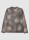 Long-sleeved Graphic T-shirt Vintage Grey & Sand dye_6
