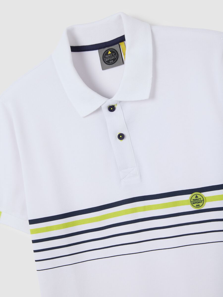 Polo da uomo in puro cotone multicolor_5