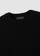 Black pure merino wool crew-neck jumper, regular fit_5