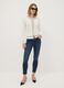 White stretch viscose regular-fit cardigan_1