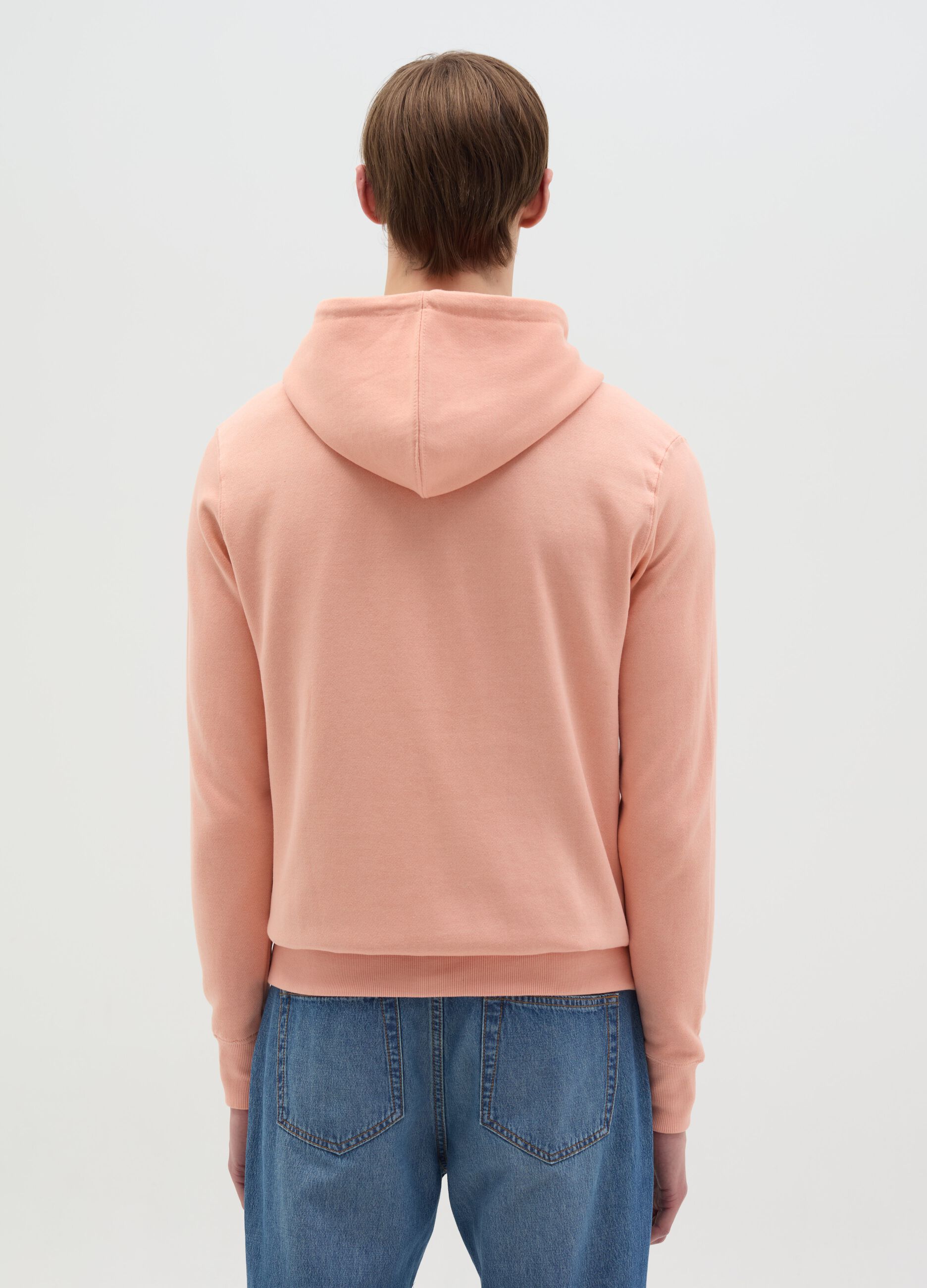 Full-zip Essential con cappuccio
