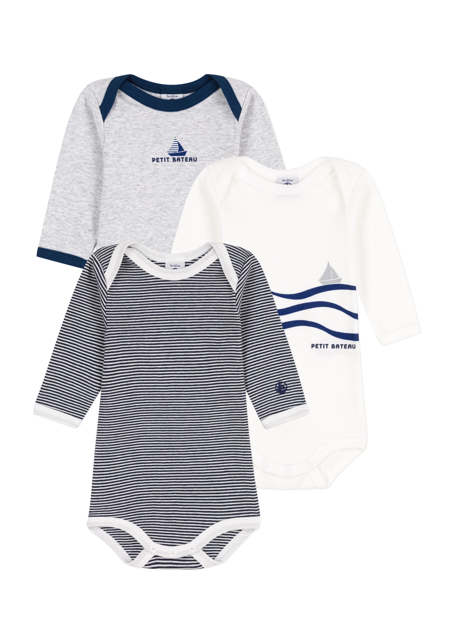 Tripack body fantasia in cotone bio_0