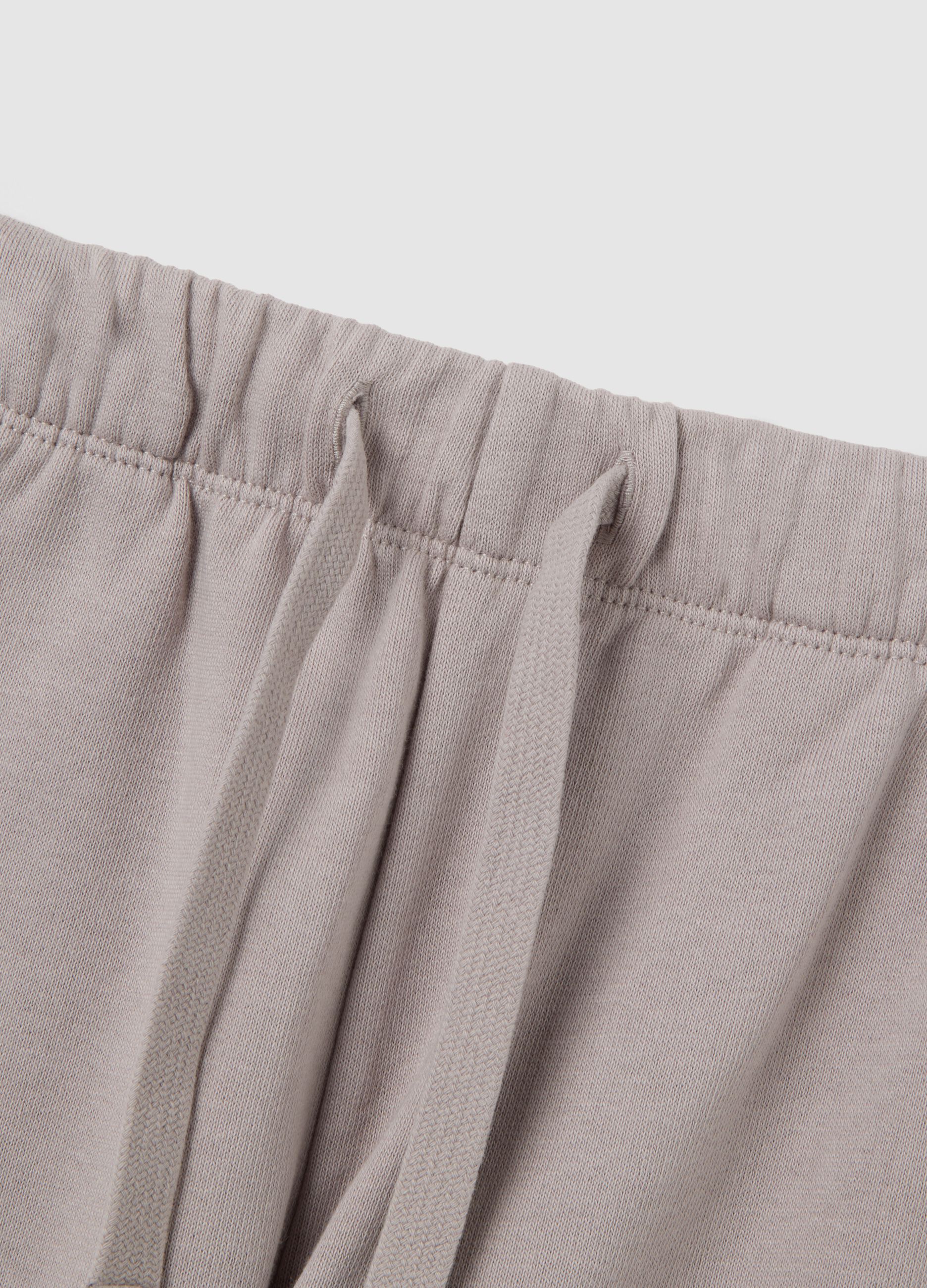 Green and grey cotton jogging set