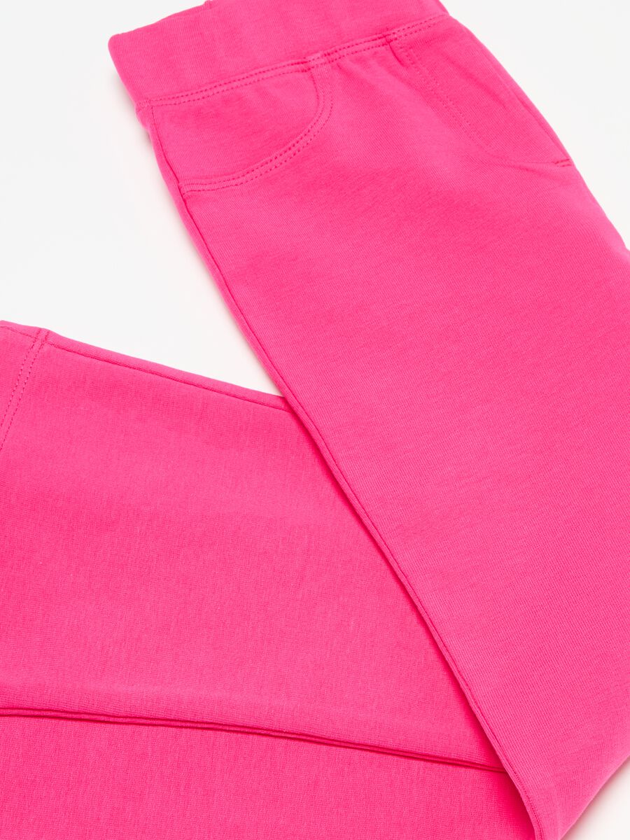 Stretch cotton flare fit treggings_2