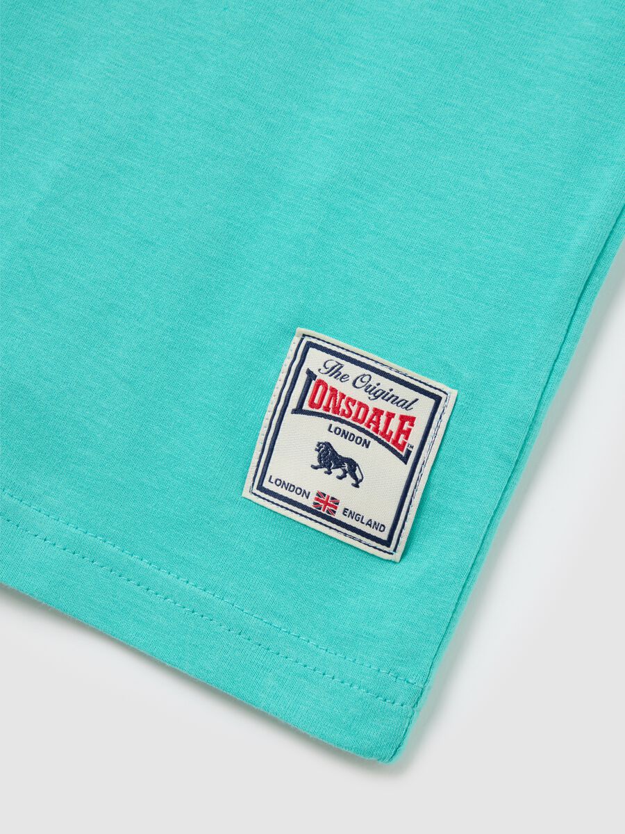 Men's Aqua Green T-shirt with Lonsdale Logo_5