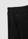 Black Regular Fit Ribbed Trousers_5