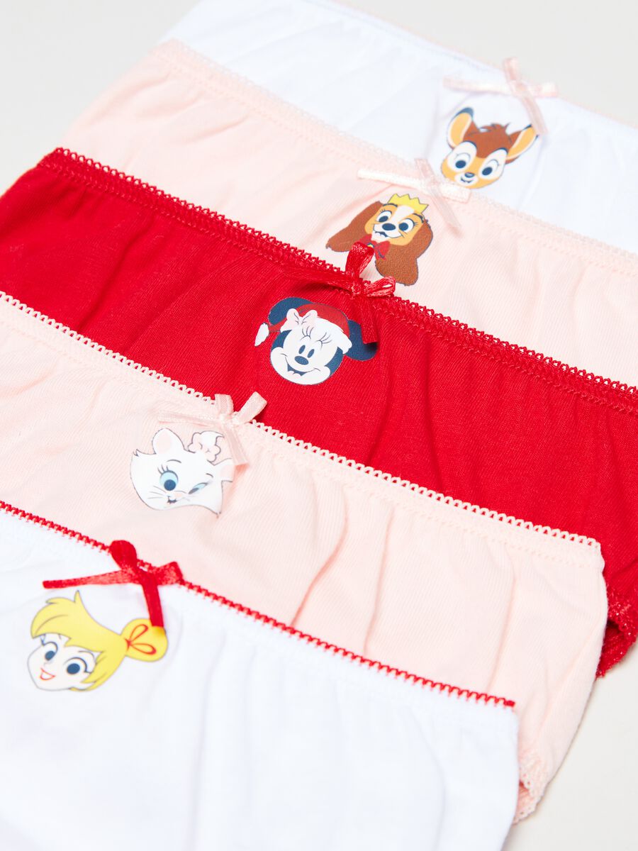 Set cinque slip stampa natalizia Minnie_2