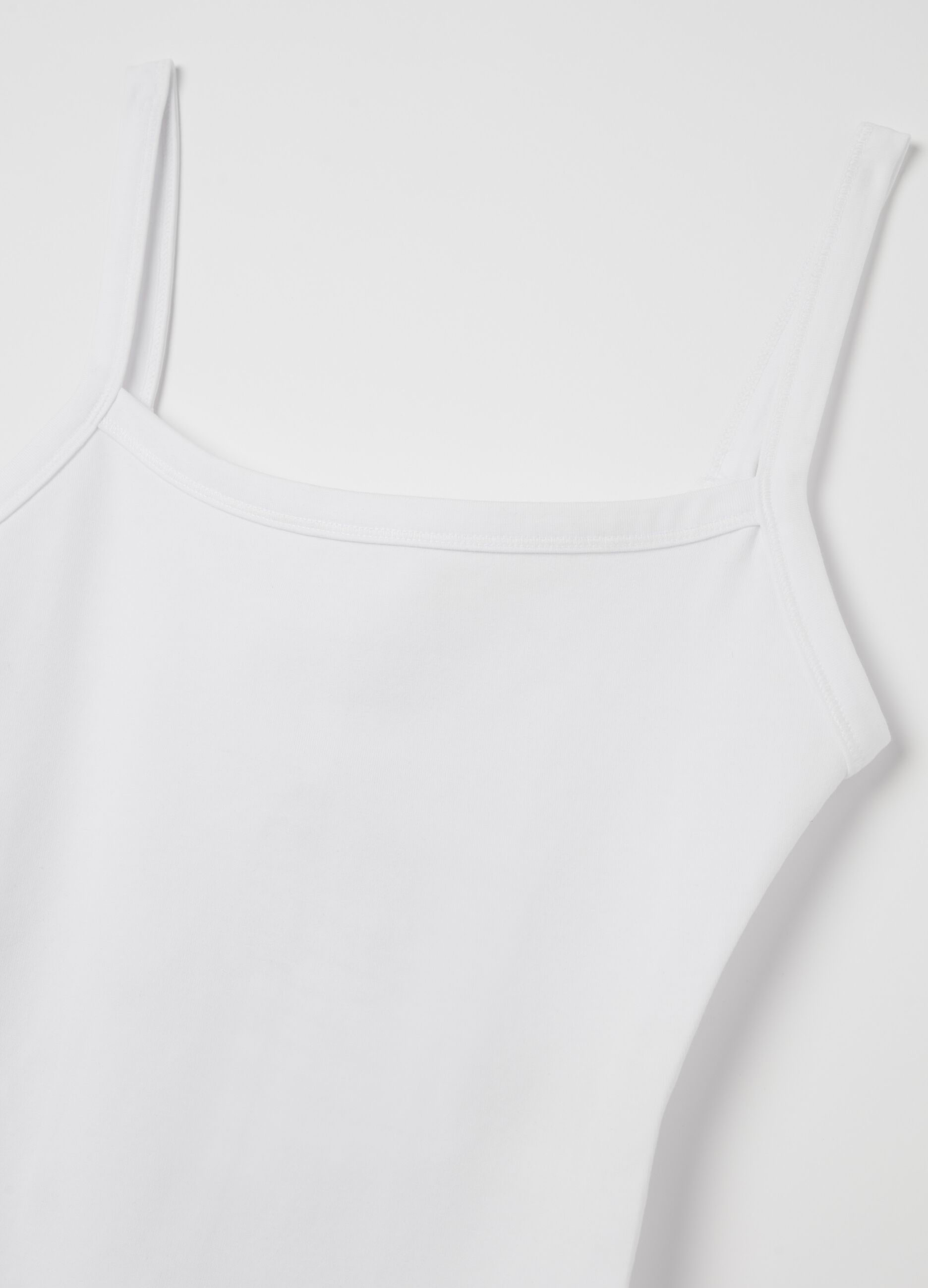 Cotton Stretch Body White