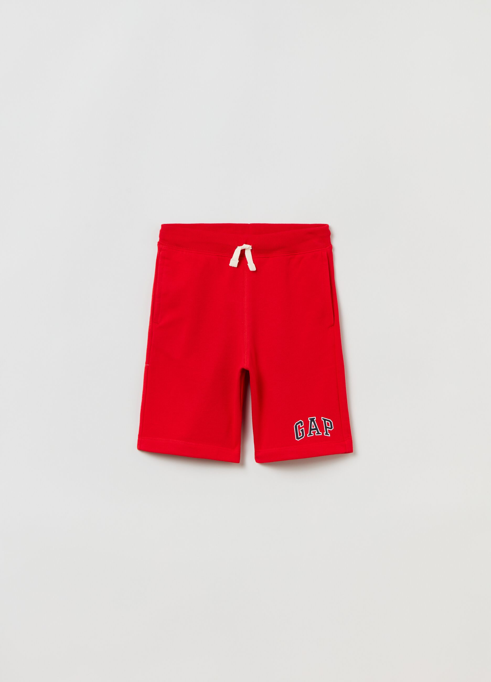 Bermuda in French Terry con logo