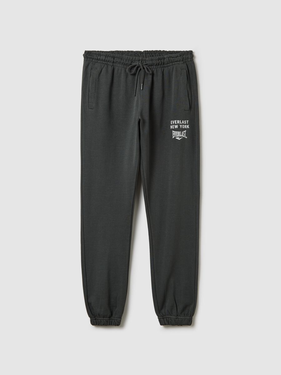 Slim-fit joggers with drawstring and logo print_4