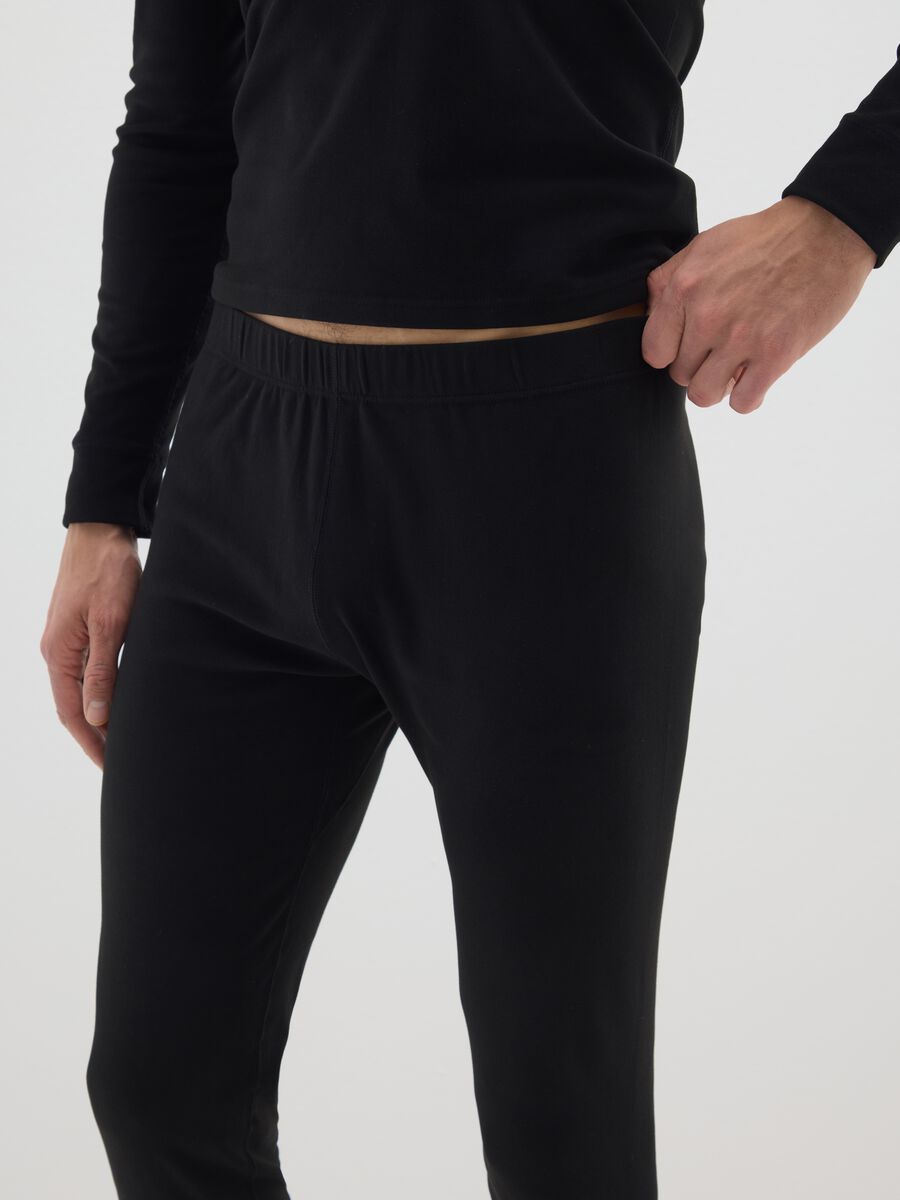 Regular Fit Black Leggings_3