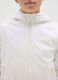 Girls' white regular fit jacket with hood_2