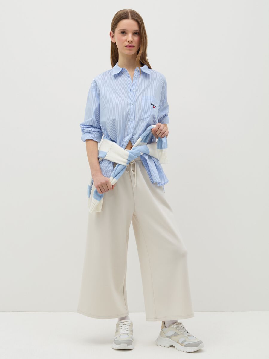 Relaxed-fit shirt with embroidered pocket_1