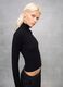 Full-Zip Ribbed Knit Black_3
