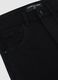 Black denim slim fit jeans_5