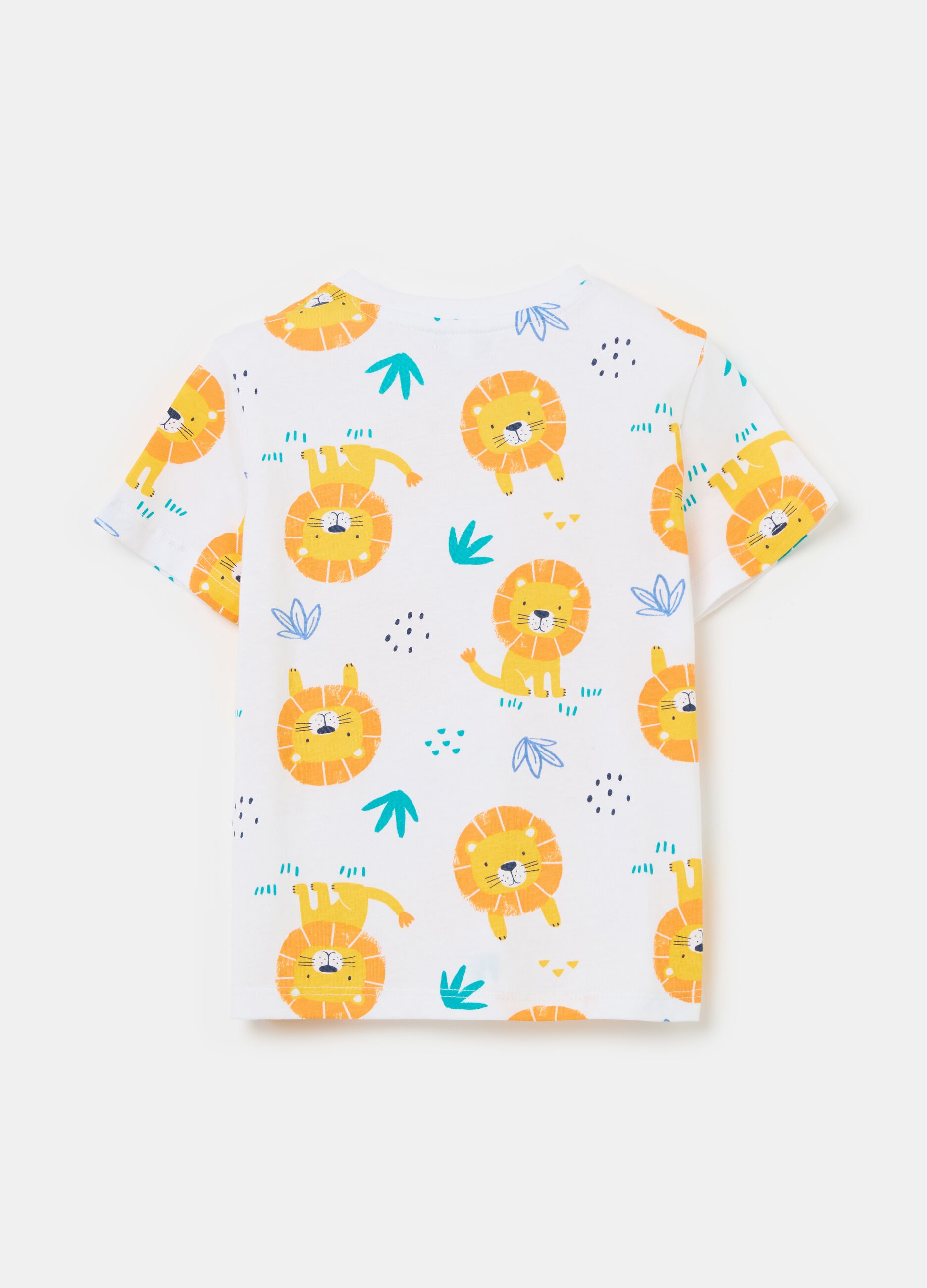 Printed cotton T-shirt