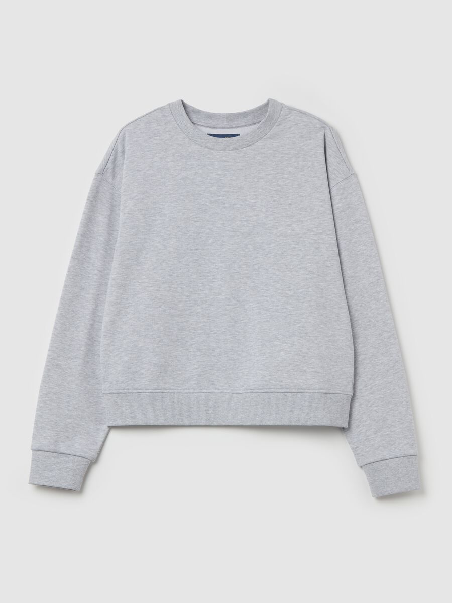 Essential sweatshirt with round neck_4