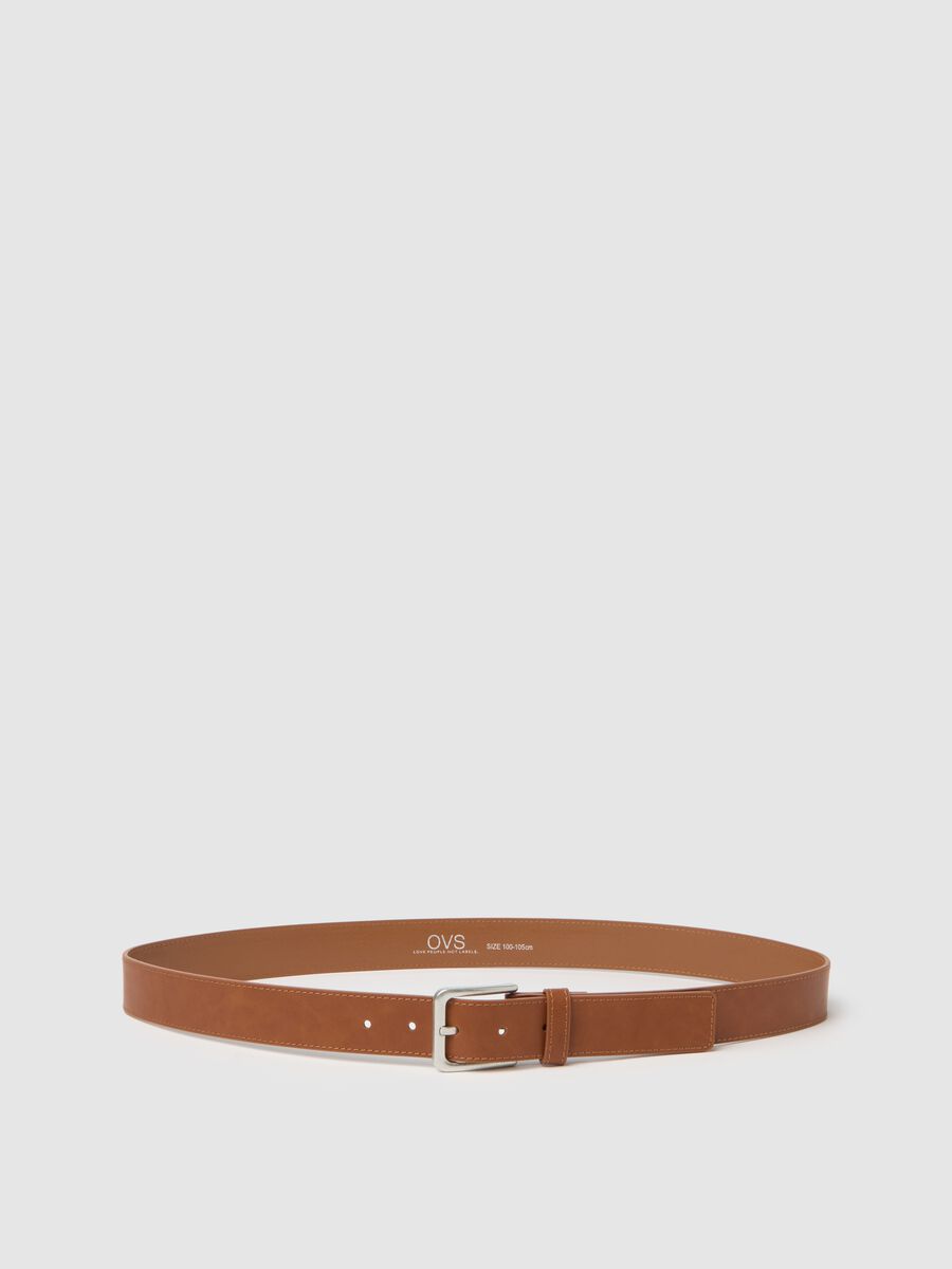 Brown Genuine Leather Belt_0