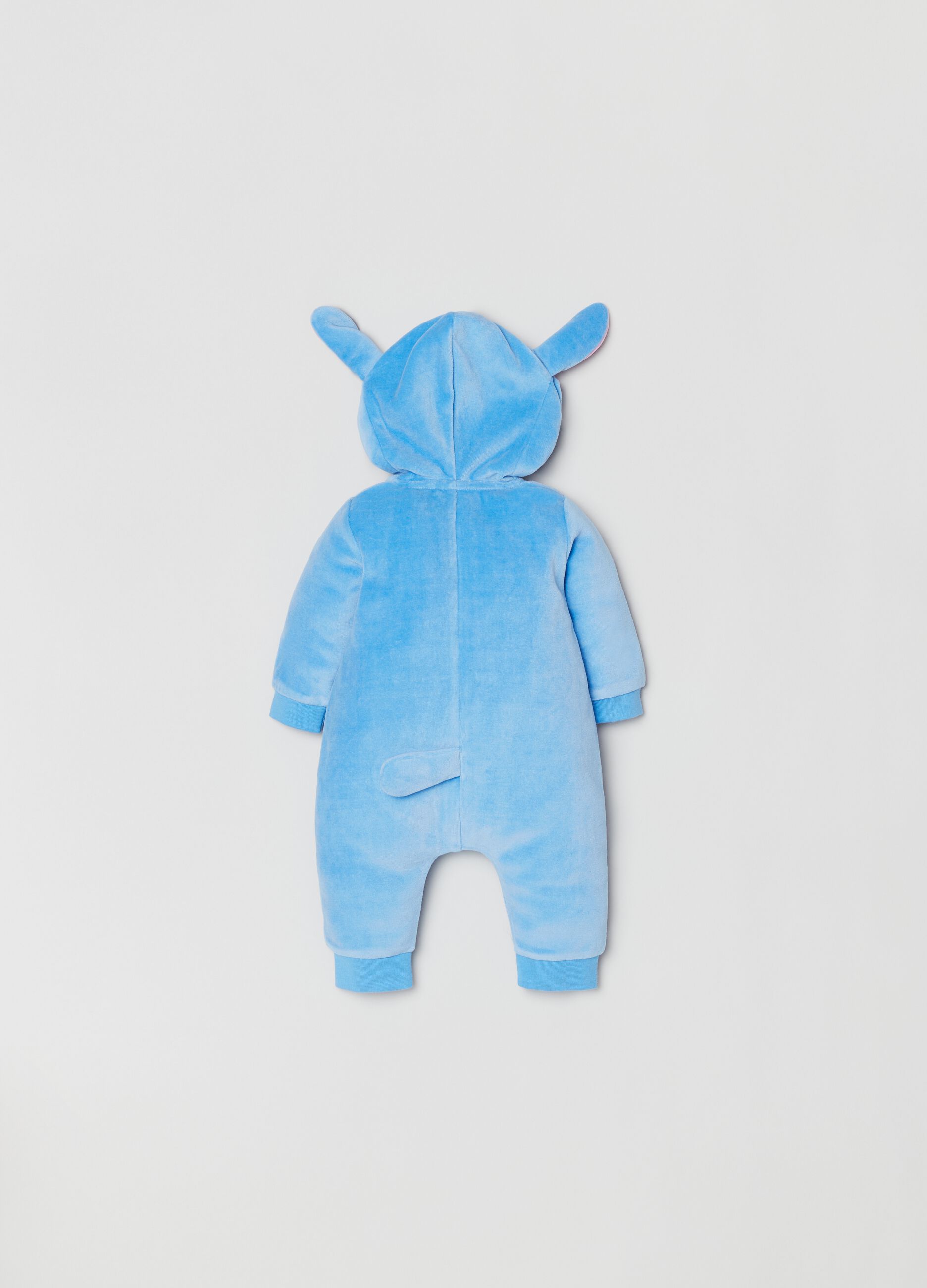 Tutina full-zip con ricamo Stitch_1