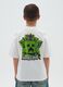 Boy's T-shirt in white pure cotton with print_1