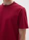 Red pure cotton regular fit T-shirt_3