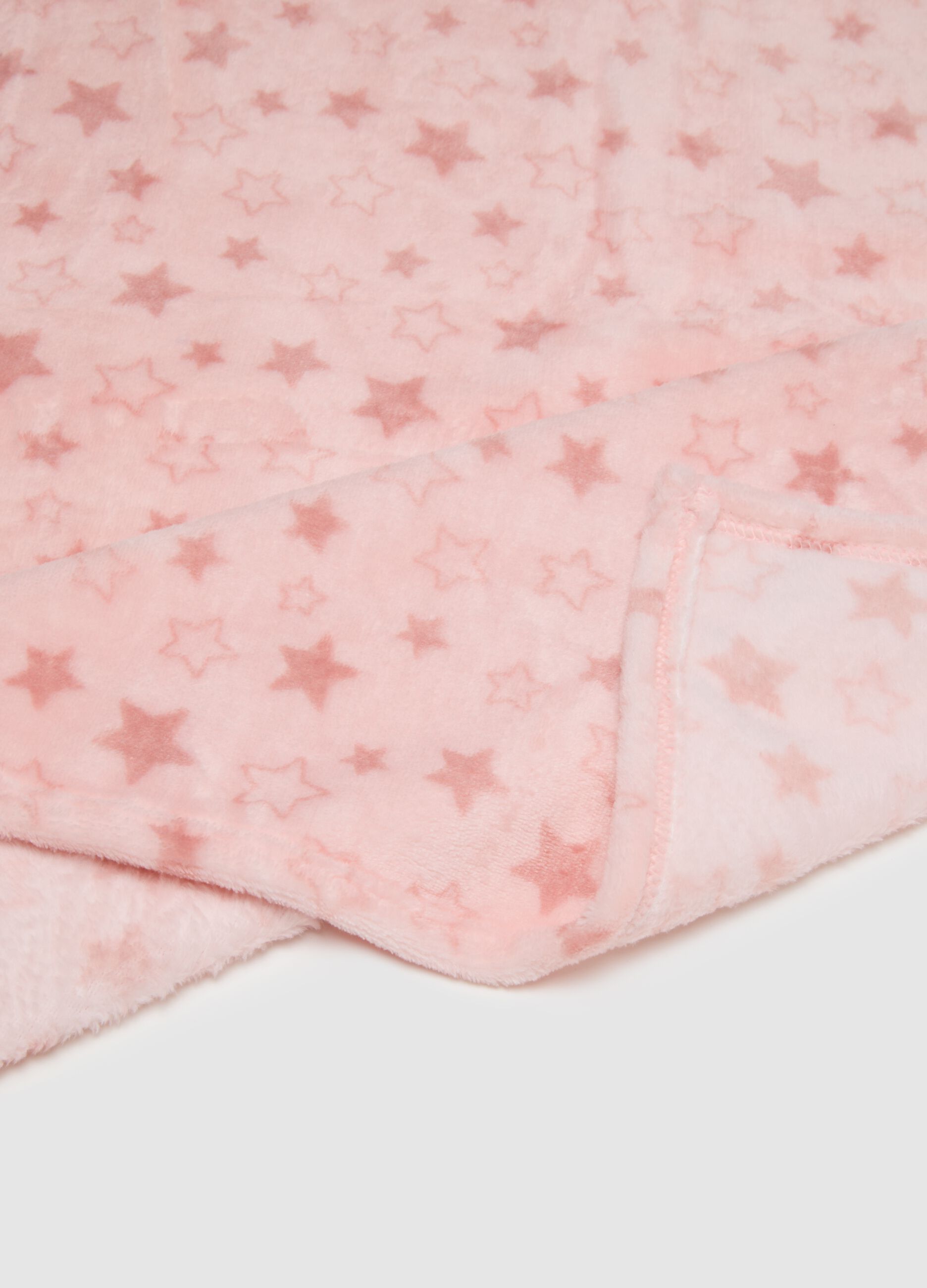 Pink pure cotton baby blanket