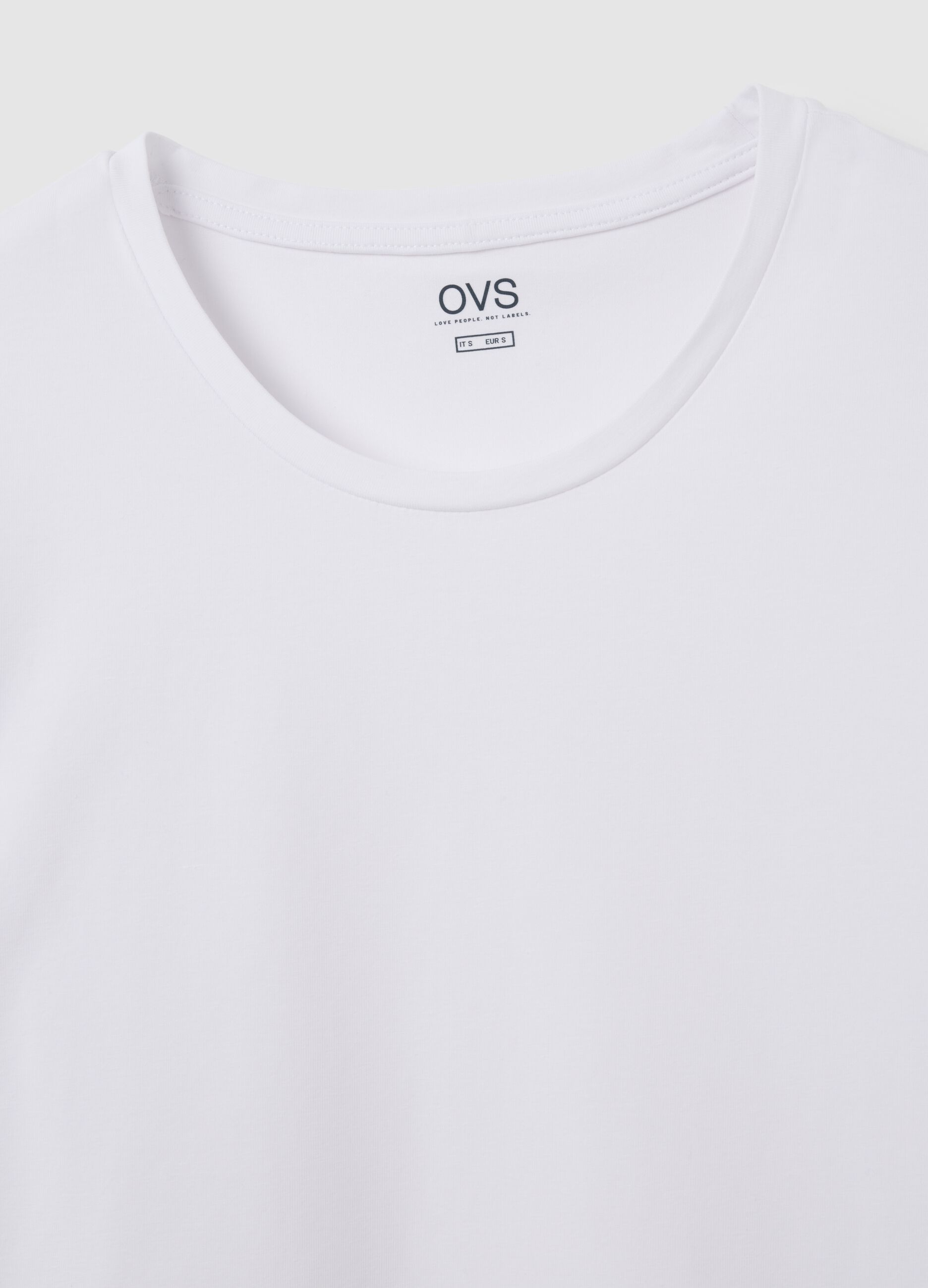 Stretch white tank top