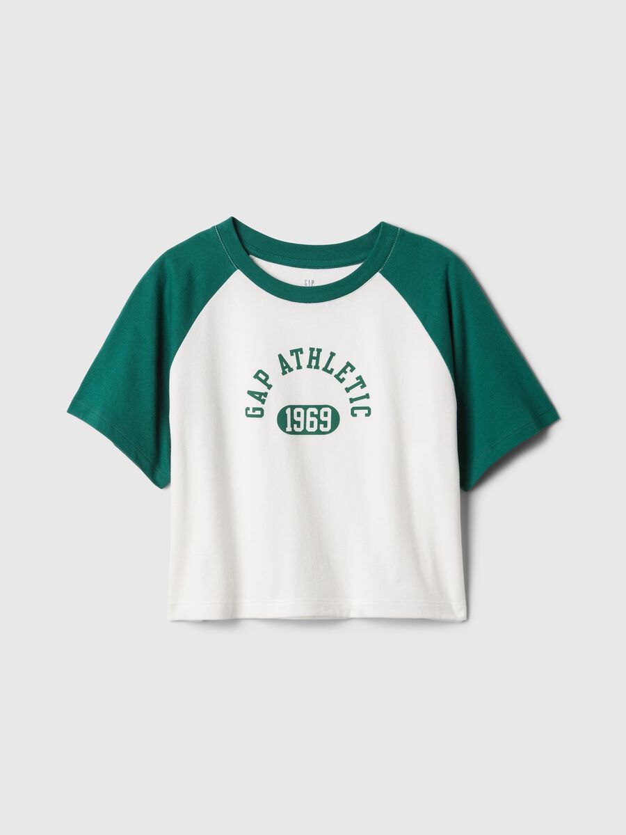 Boxy-fit T-shirt with Athletics print_2