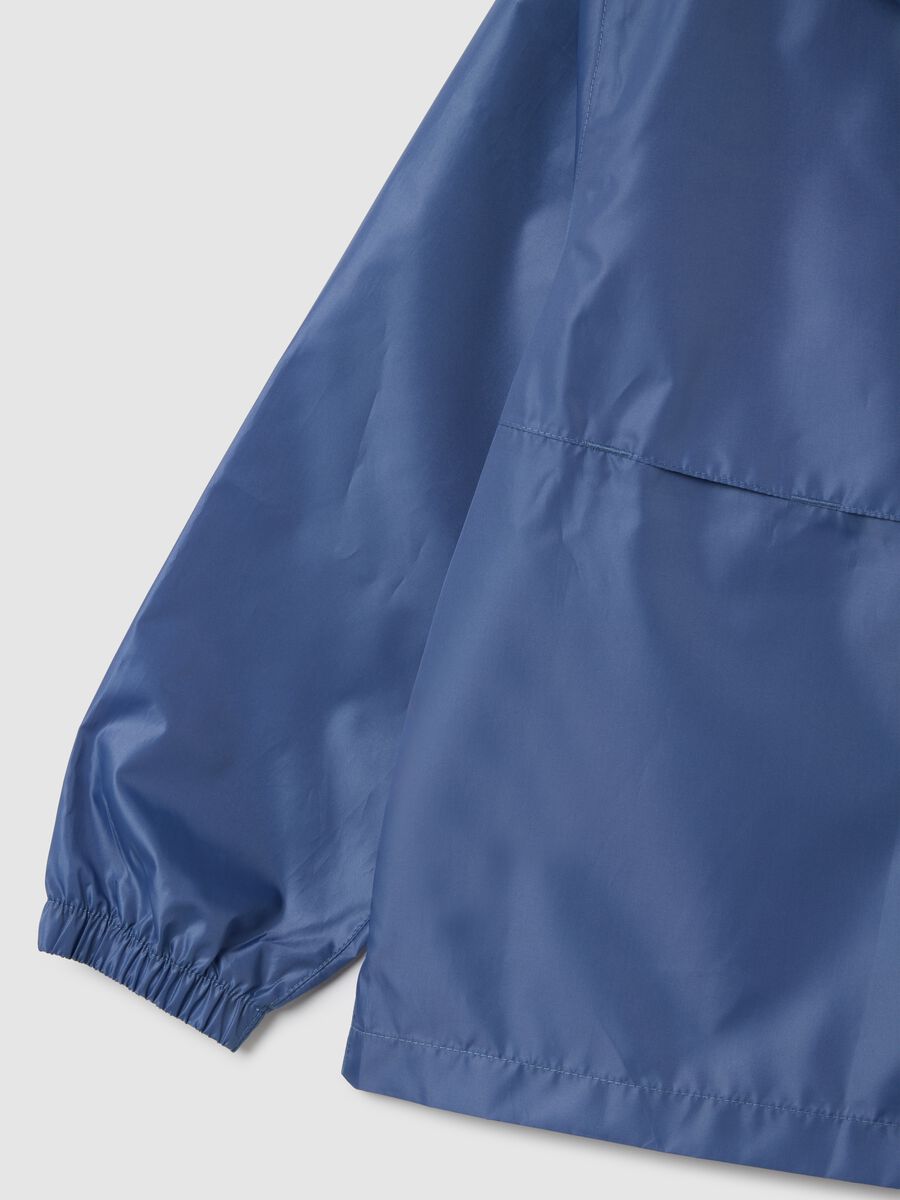 Blue Hooded Jacket for Boys_7