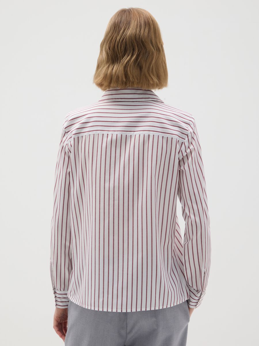 Camicia in misto cotone multicolor slim fit_2