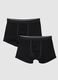 Pack of two cotton stretch black boxer shorts_4